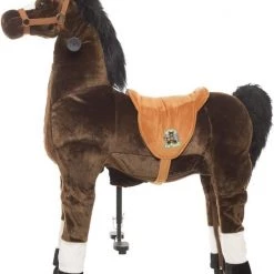Animal Riding Paard Amadeus Bruin Medium / Large - Rijdend Paardenspeelgoed - Paardenspeelgoed - Speelgoed Vanaf 3 Jaar - Zadelhoogte 68 CM- Verstelbaar Pedaal 3 Standen - Afneembaar Zadel -babygyms Winkel 550x669 1