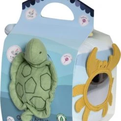 Tikiri: ACTIVITEITENKUBUS Oceaan 14x14x14cm, In Biologisch Katoen, Met Hangkaart, 0+ -babygyms Winkel 550x679 1