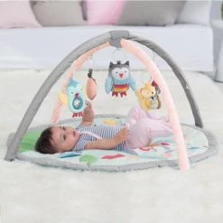 Skip Hop Speelkleed Treetop Friends Activity Gym Grey-Pastel -babygyms Winkel 550x687 6