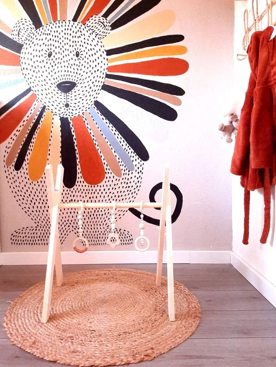 Fiepp - Babygym - Hout - 3 Hangers - Houten Kralen - Kraamcadeau - Baby Speelgoed - Baby Motoriek - Babyshower - Baby Cadeau - Baby Stimulatie 2 Fiepp - Babygym - Hout - 3 Hangers - Houten Kralen - Kraamcadeau - Baby Speelgoed - Baby Motoriek - Babyshower - Baby Cadeau - Baby Stimulatie - Afbeelding 2