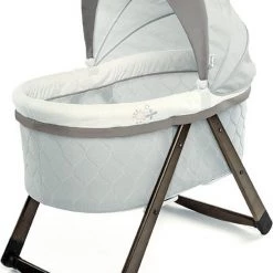 Bright Starts FoldAway Rocking Wood Bassinet - Carrington
