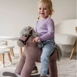 Tryco Milo Grijs Hobbelpaard 36m+ TR-120109 -babygyms Winkel 550x822 3