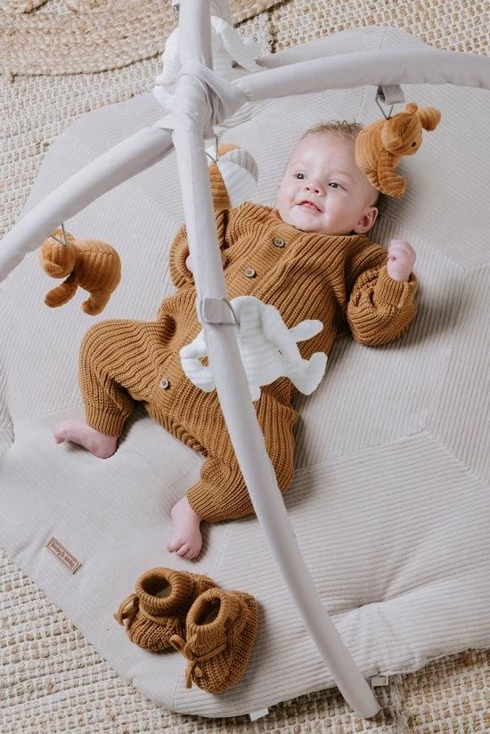 Baby's Only Baby Speelkleed Met Boog - Baby Gym - Playmat - Speelmat Sense - Caramel/Kiezelgrijs/Wit - Zachte Rib Corduroy Stof - 94x83 Cm 6 Baby's Only Baby Speelkleed Met Boog - Baby Gym - Playmat - Speelmat Sense - Caramel/Kiezelgrijs/Wit - Zachte Rib Corduroy Stof - 94x83 Cm - Afbeelding 6