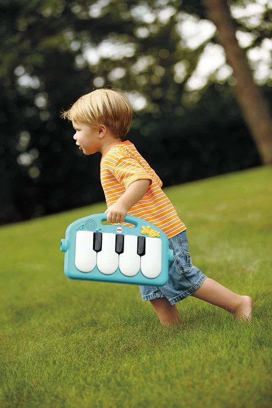 Fisher-Price Trappel En Speel-Piano - Speelmat Met Piano En 5 Speeltjes - Blauw 27 Fisher-Price Trappel En Speel-Piano - Speelmat Met Piano En 5 Speeltjes - Blauw - Afbeelding 27