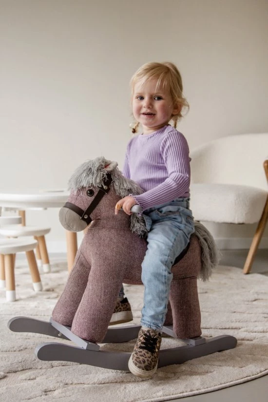 Tryco Milo Roze Hobbelpaard 18m+ TR-120107 7 Tryco Milo Roze Hobbelpaard 18m+ TR-120107 - Afbeelding 7