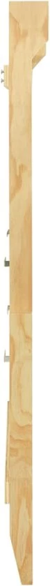 VidaXL Wandklimrek 80x15,8x195 Cm Hout 4 VidaXL Wandklimrek 80x15,8x195 Cm Hout - Afbeelding 4